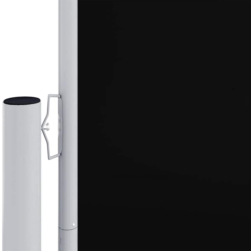 Toldo lateral retrátil 160x1200 cm preto