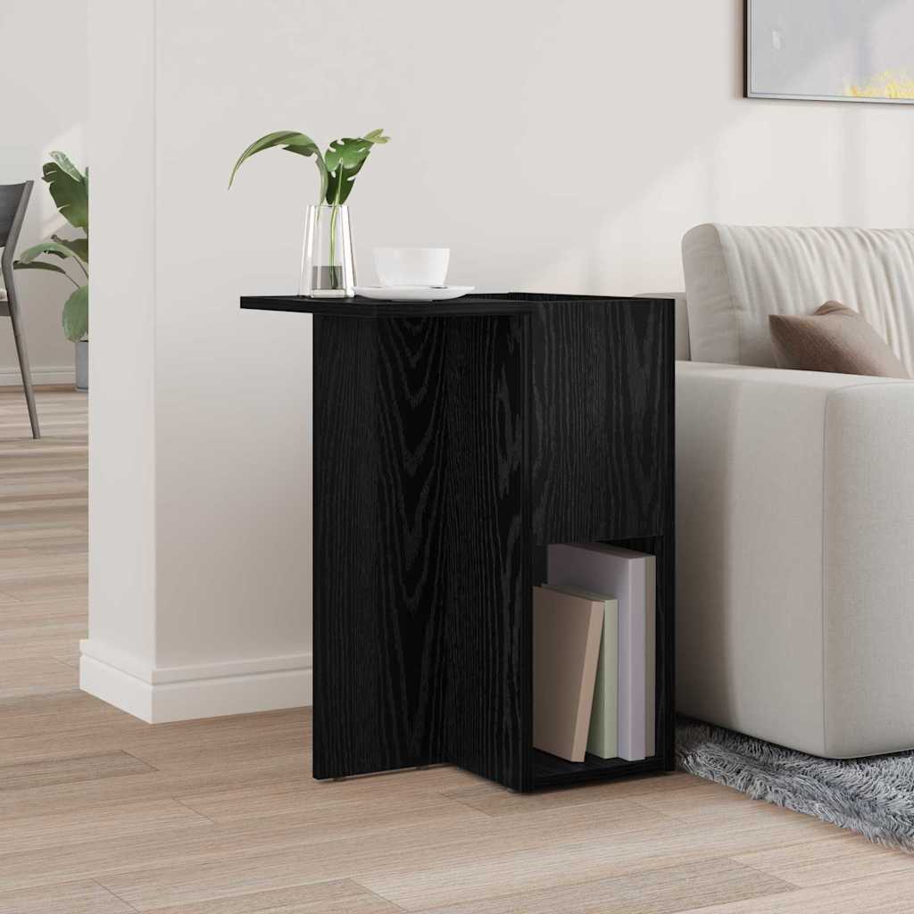 Mesa de apoio carvalho preto 35 x 40 x 55 cm