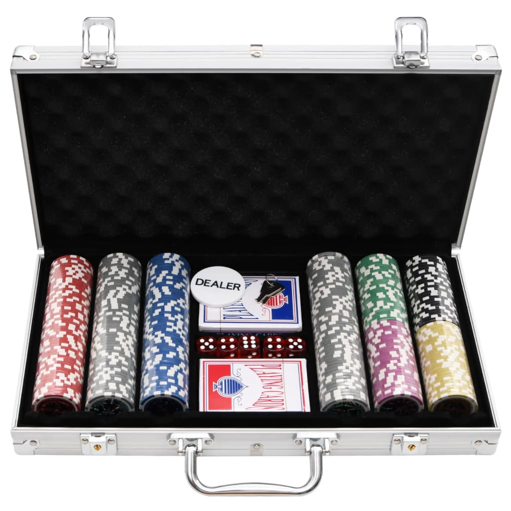 Conjunto de fichas de póquer 300 pcs 11,5 g