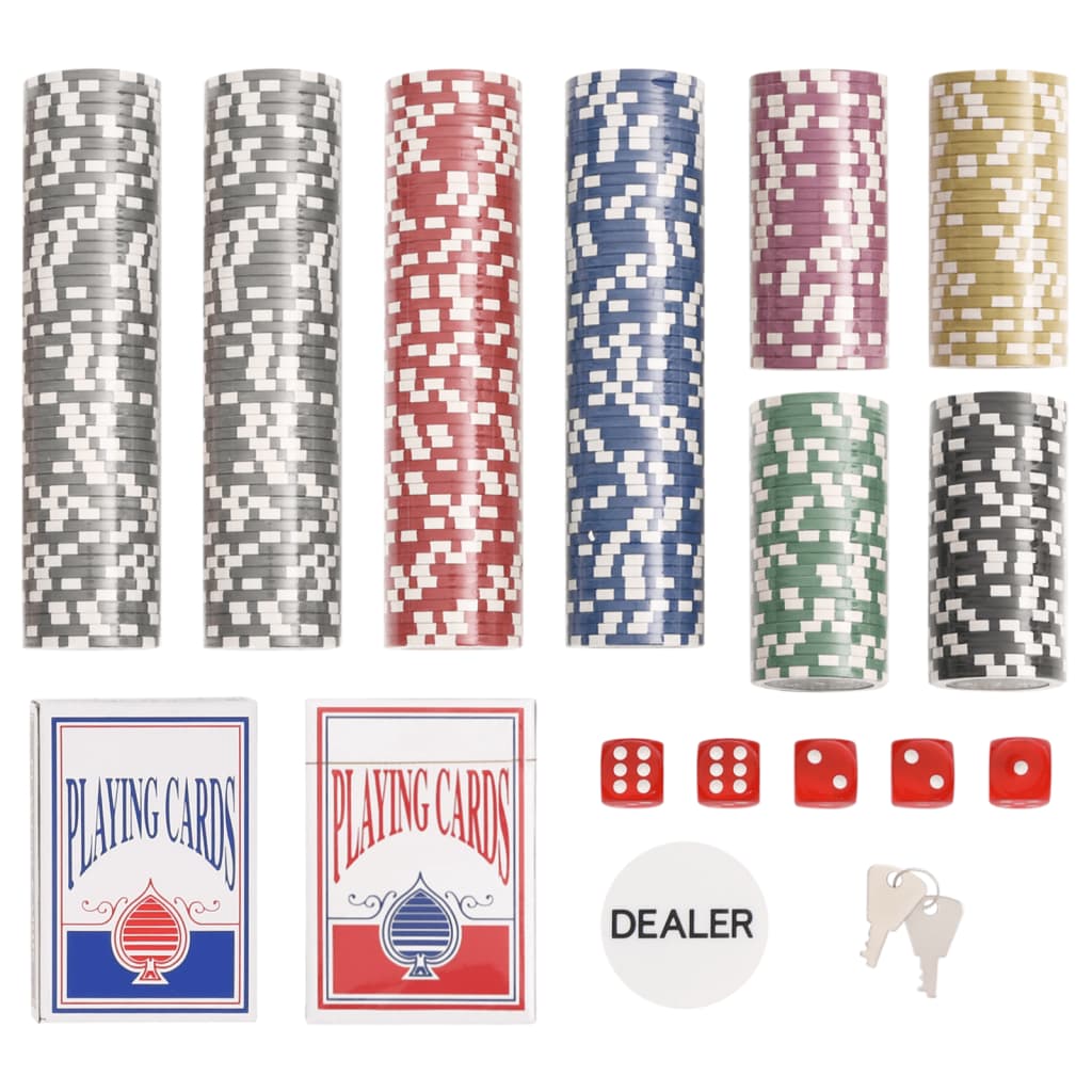 Conjunto de fichas de póquer 300 pcs 11,5 g