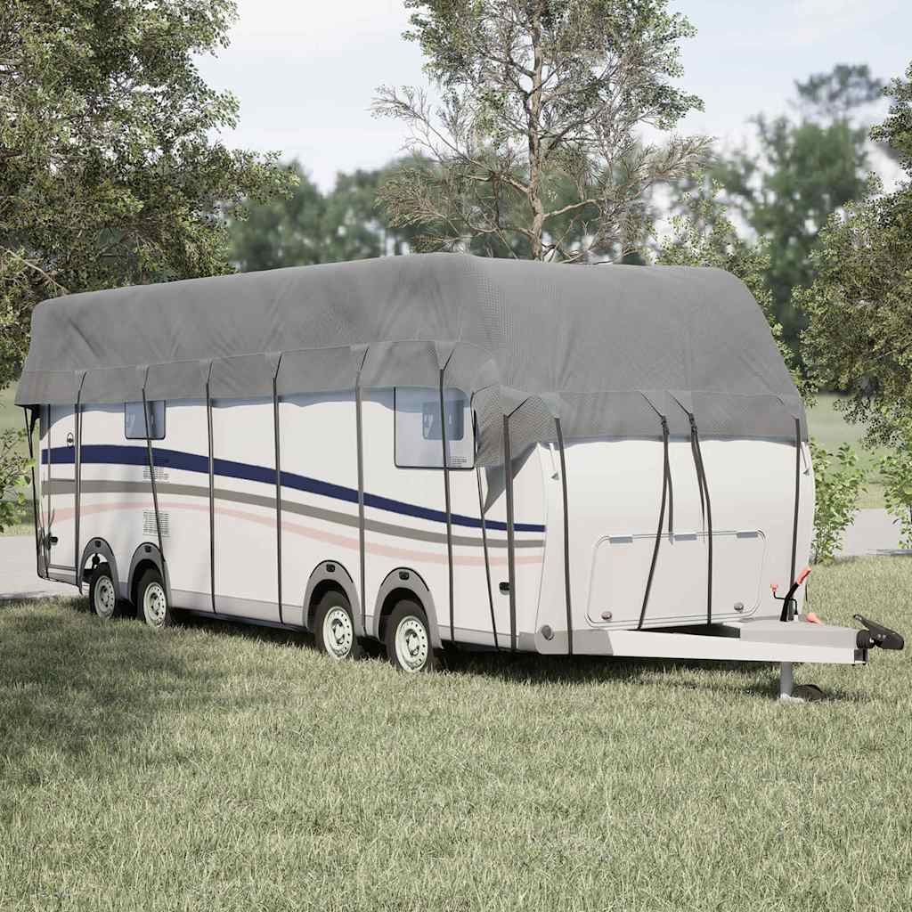 Caravan capa de telhado 900x300 cm tecido não tecido cinzento