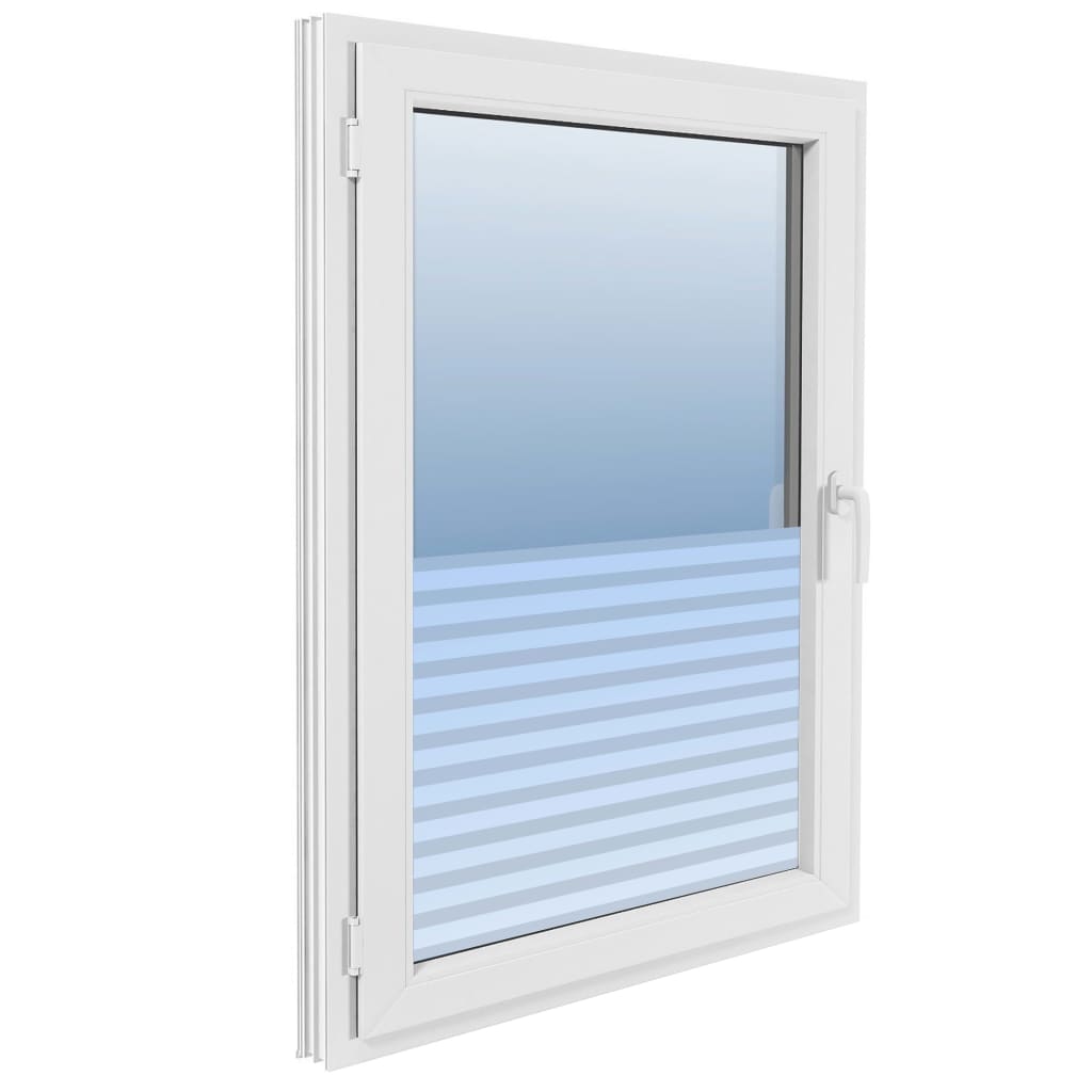Película para janela fosca 0,9x20 m PVC design às riscas