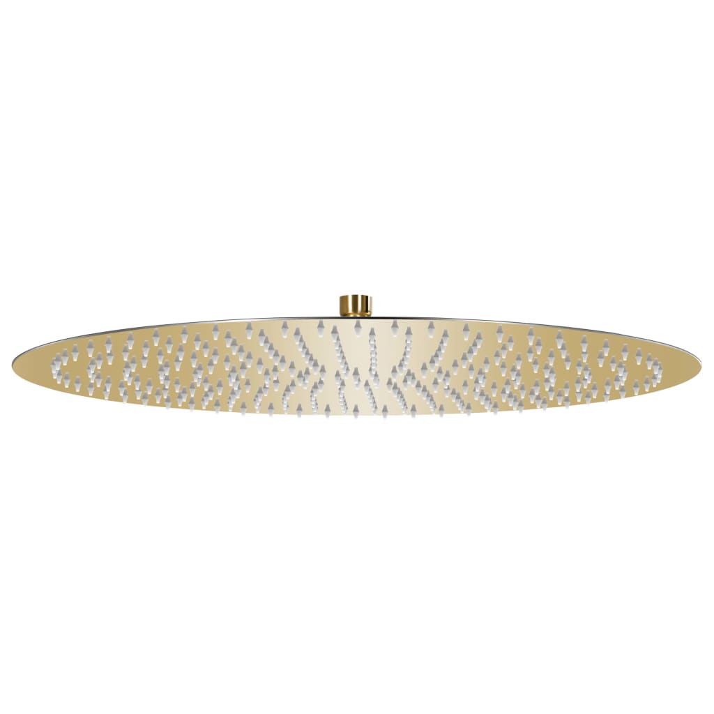 Cabeça de chuveiro redonda 50 cm aço inoxidável dourado