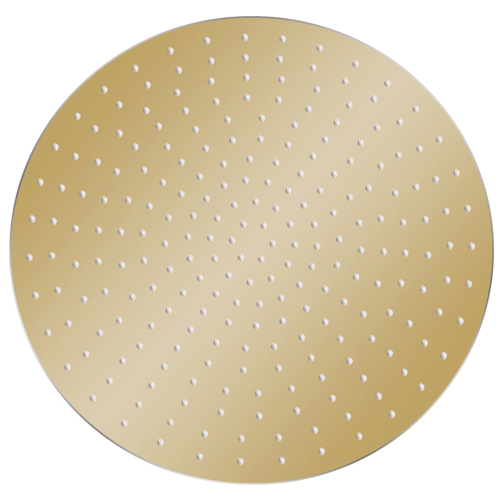 Cabeça de chuveiro redonda 50 cm aço inoxidável dourado