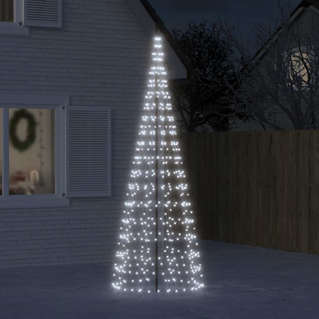 LED árvore de natal 550 leds branco frio 300 cm