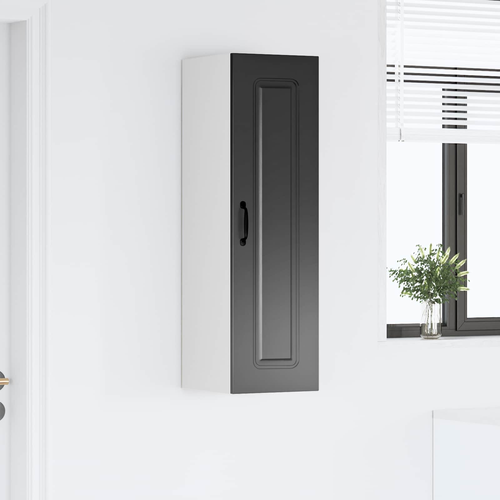 Painel de lava-louça kalmar preto 30 x 31 x 100 cm