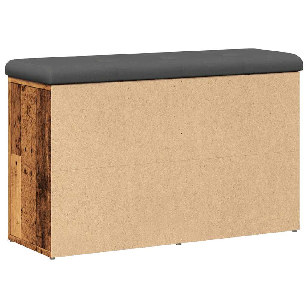 Banco sapateira 82x32x50 cm derivados de madeira madeira velha