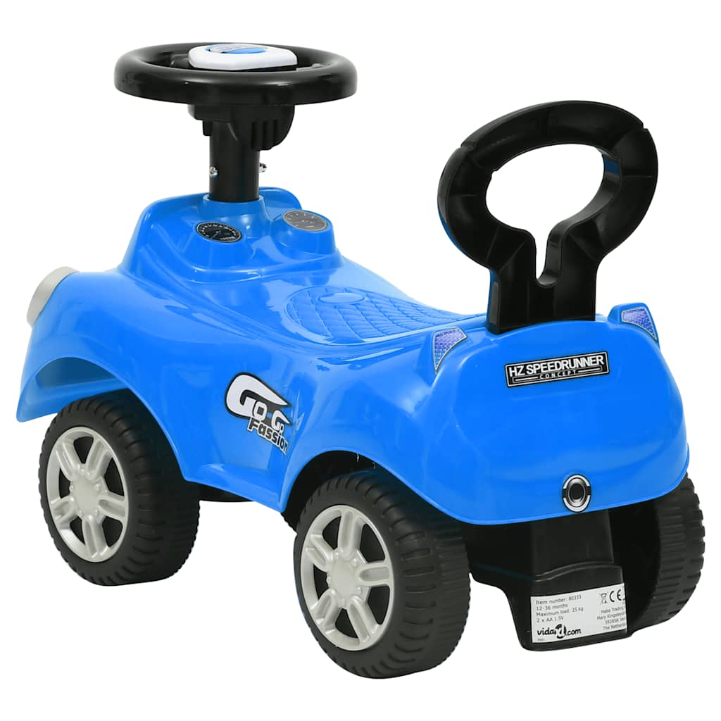 Carro de passeio azul
