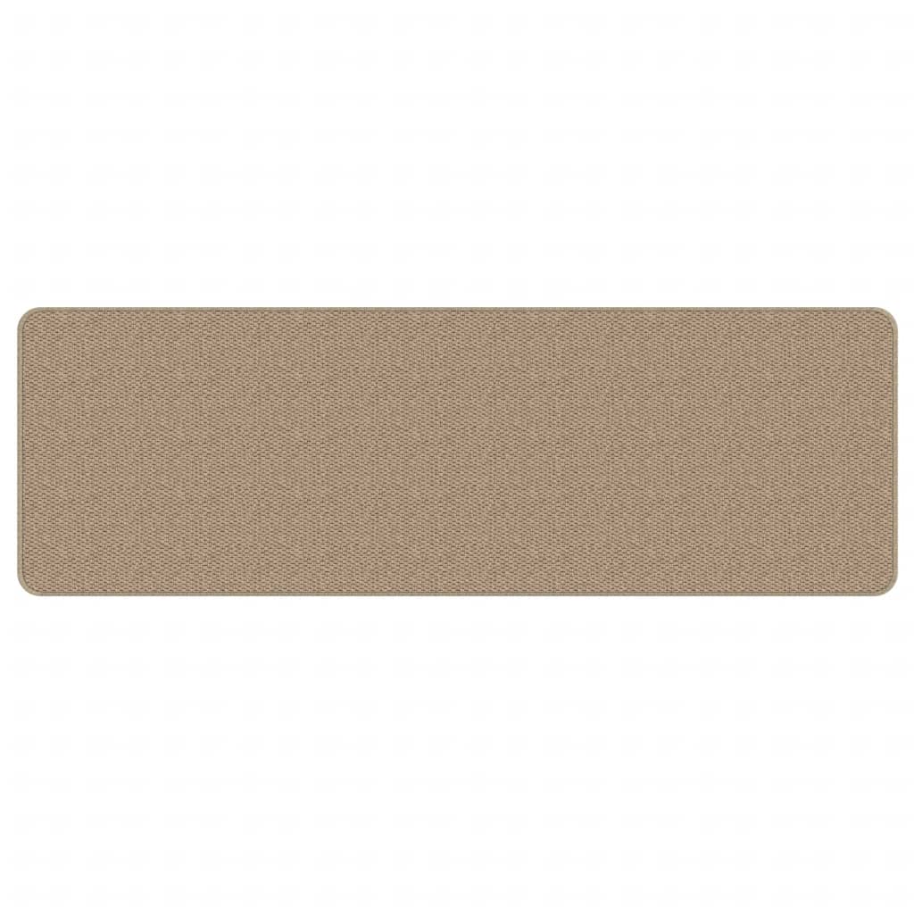 Tapete/passadeira 50x150 cm aspeto sisal cor areia