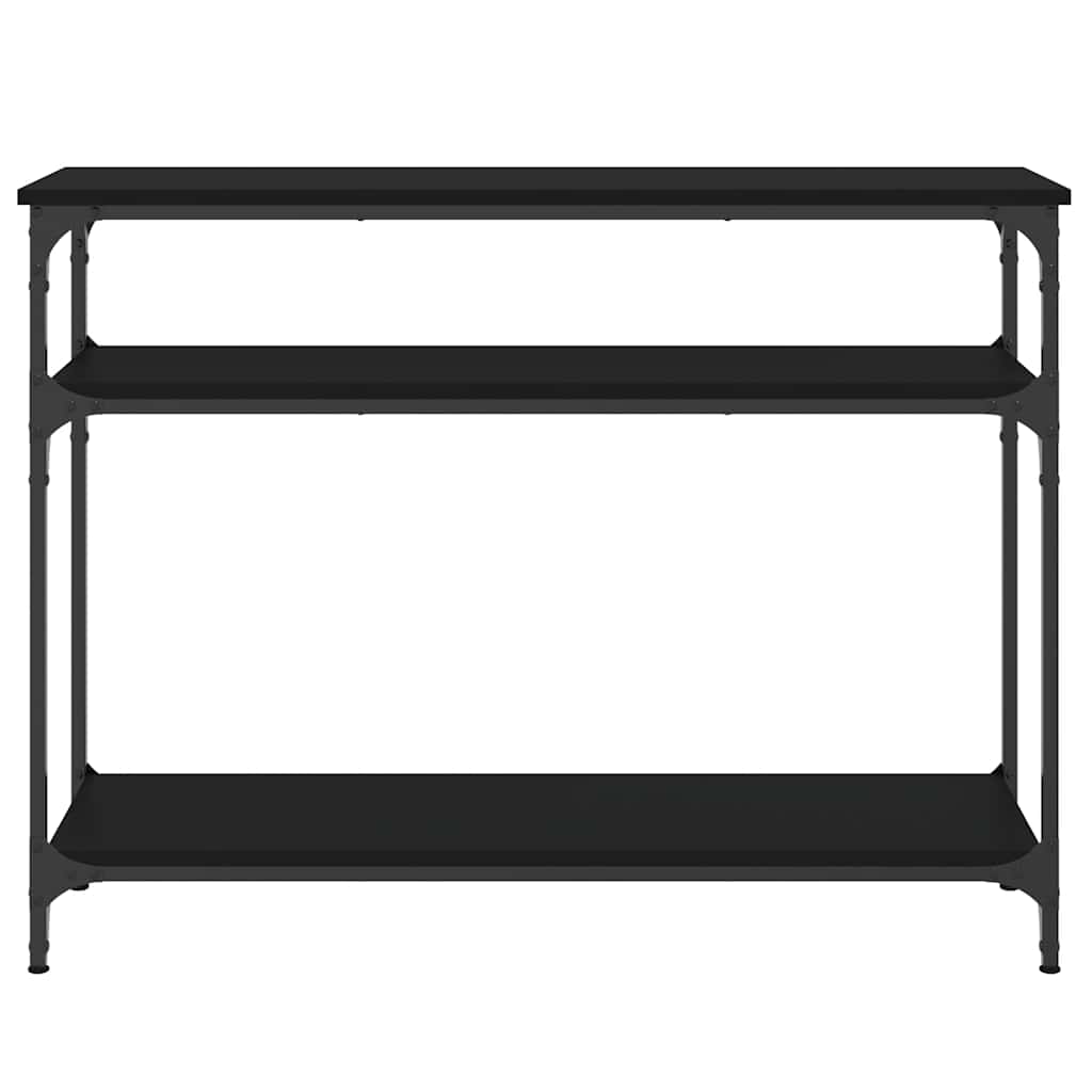 Mesa consola 100x29x75 cm derivados de madeira preto