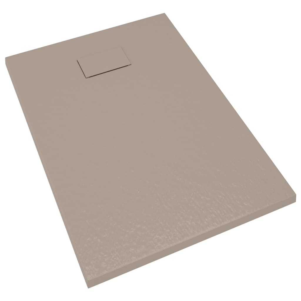 Base de chuveiro smc 100x70 cm castanho