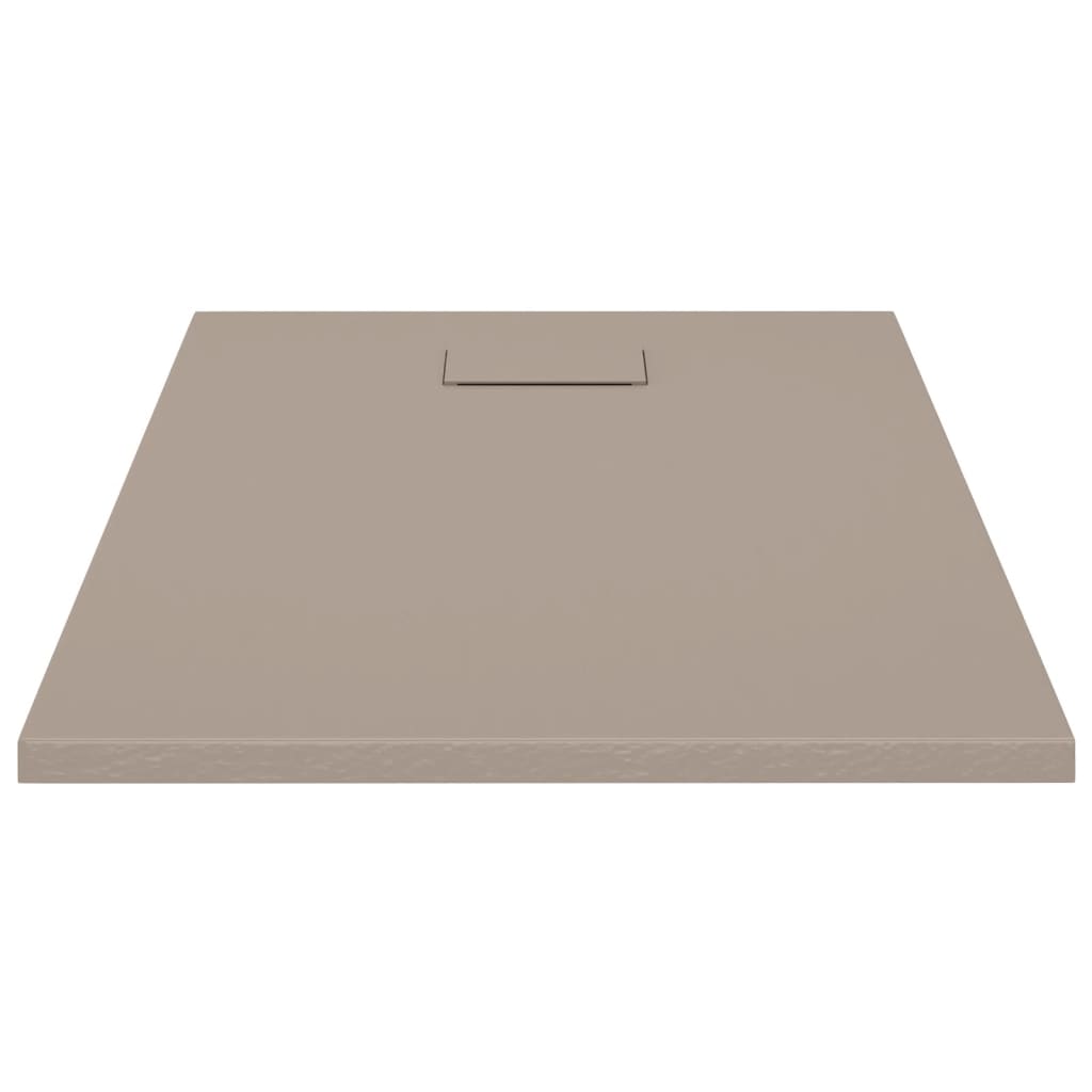 Base de chuveiro smc 100x70 cm castanho