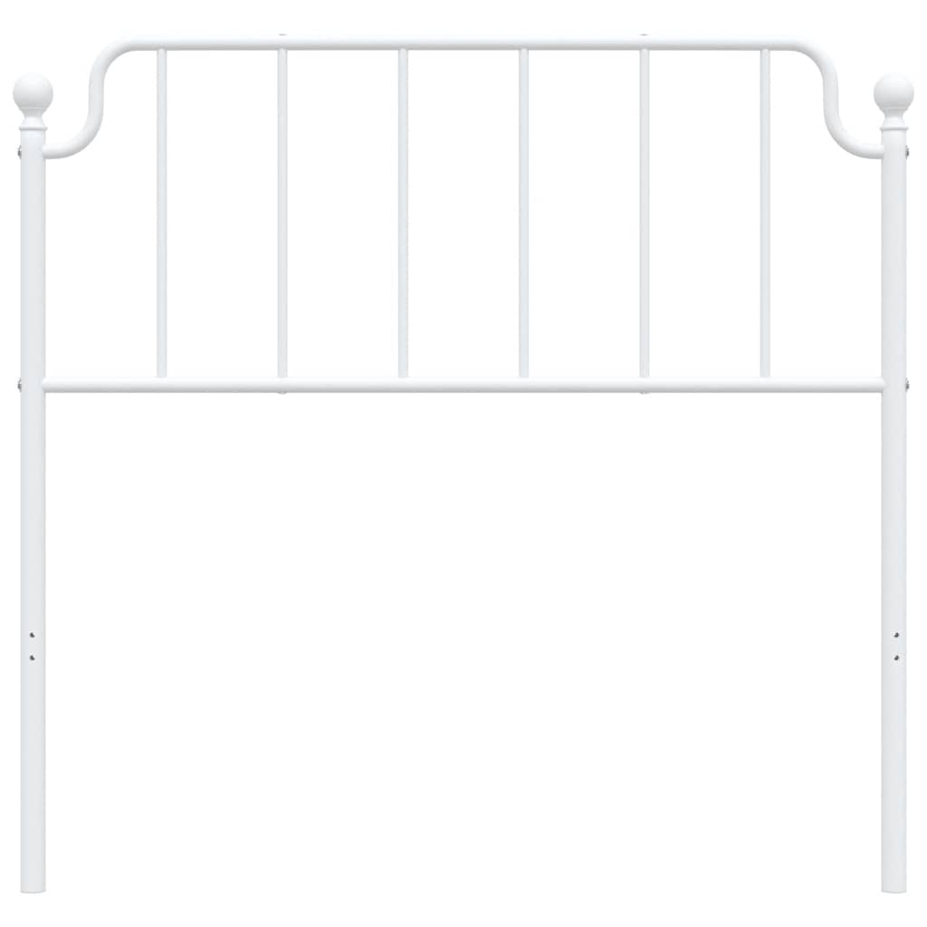 Cabeceira de substituição 100 cm metal branco