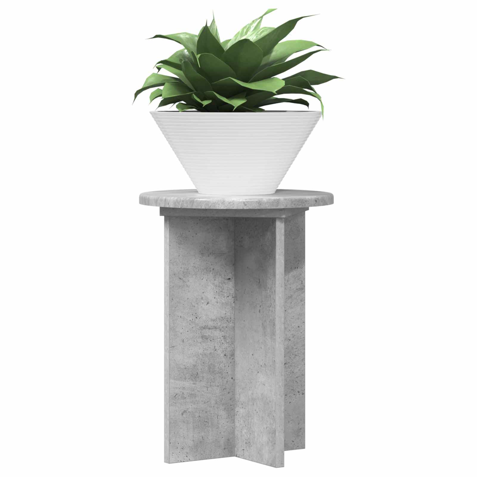 Suporte para plantas 2 unid. cinzento cimento ø29,5 x 40 cm