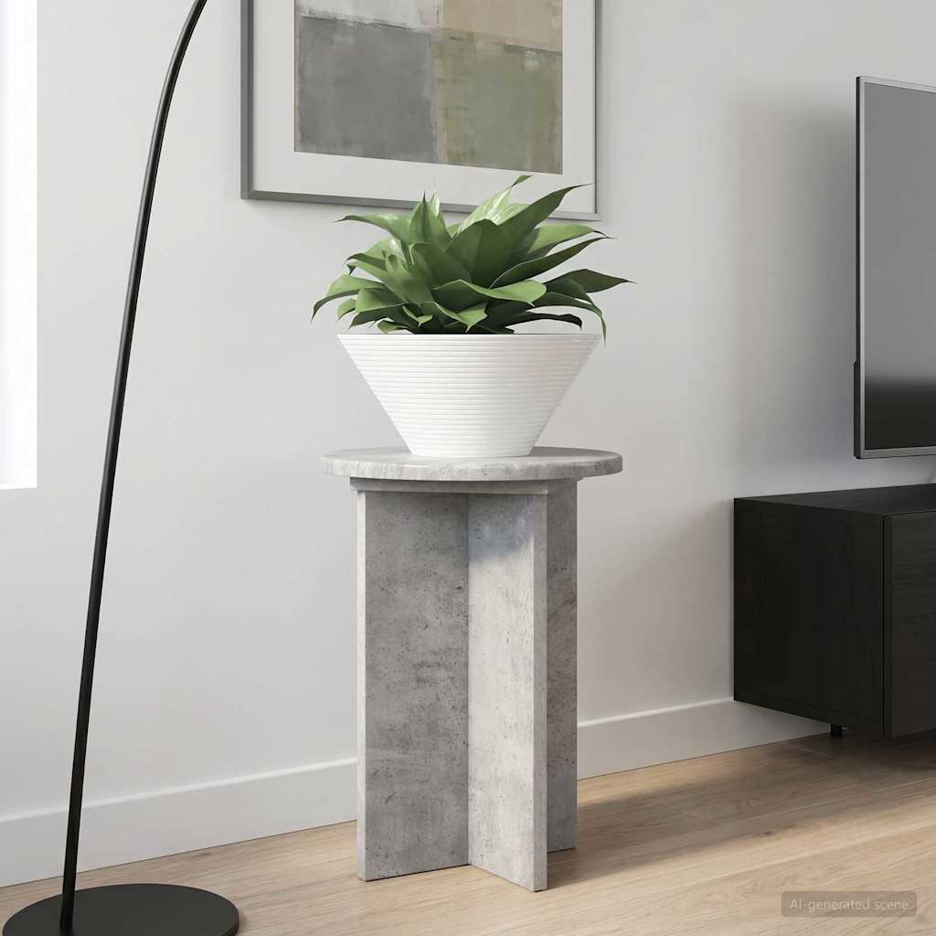 Suporte para plantas 2 unid. cinzento cimento ø29,5 x 40 cm