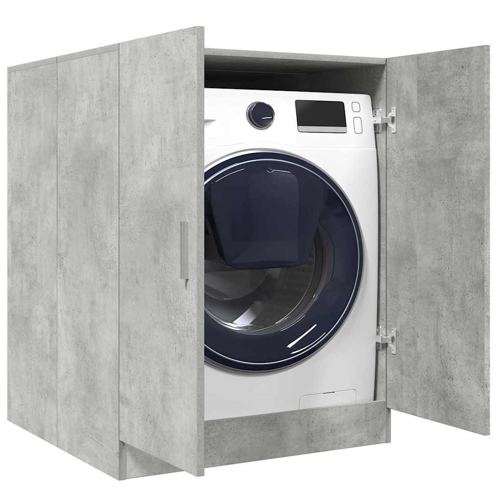 Armário máquina lavar roupa 70,5x71,5x91,5 cm cinzento-cimento
