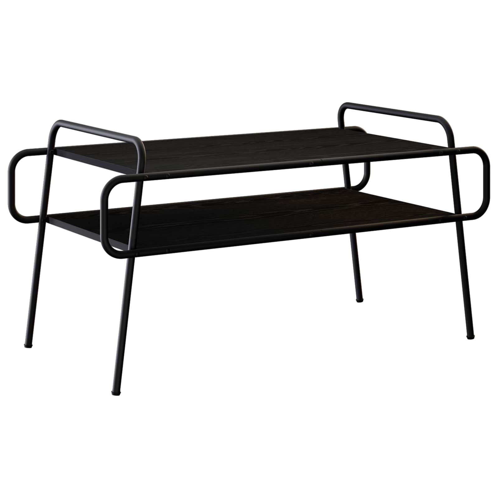 Mesa de centro carvalho preto 100 x 50 x 51 cm
