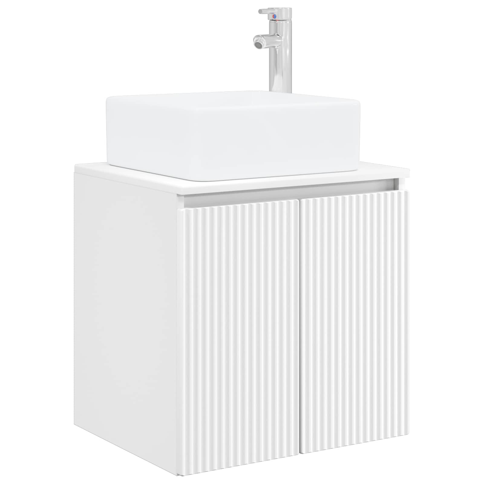 Vaidade com pia suspensa branco 49,5 x 41 x 63 cm