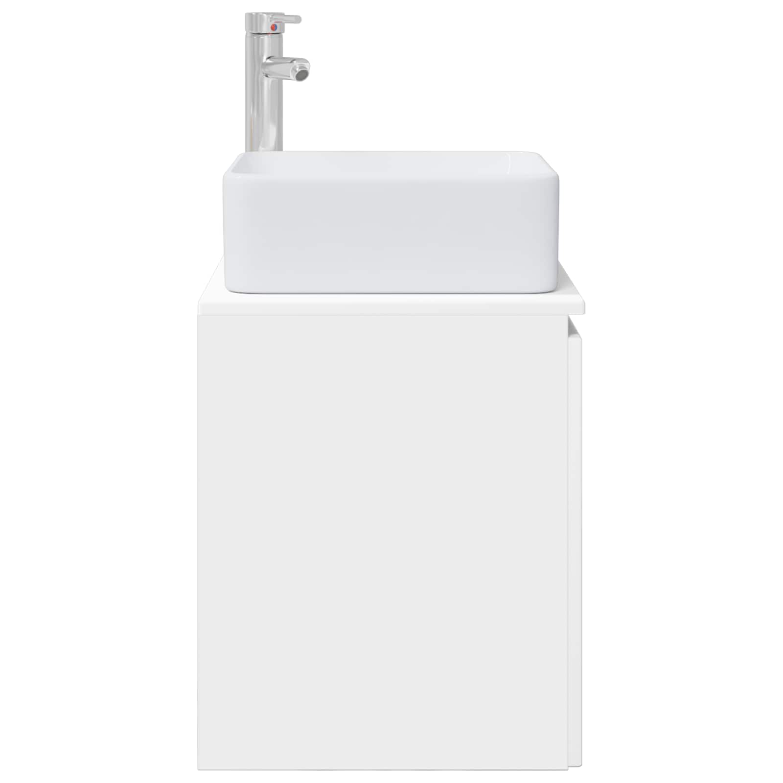 Vaidade com pia suspensa branco 49,5 x 41 x 63 cm