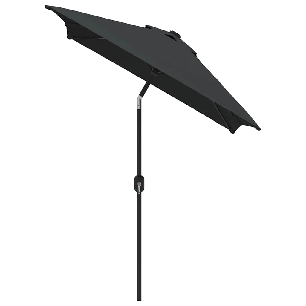 Guarda-sol de exterior com poste de metal 300x200 cm antracite