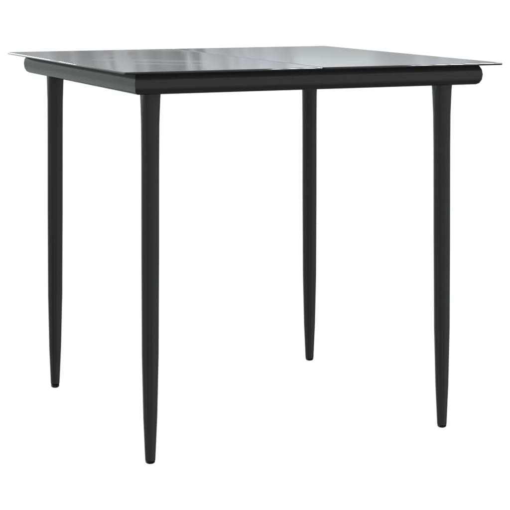 3 Pcs conjunto bistrô com almofadões vime PE cinzento claro