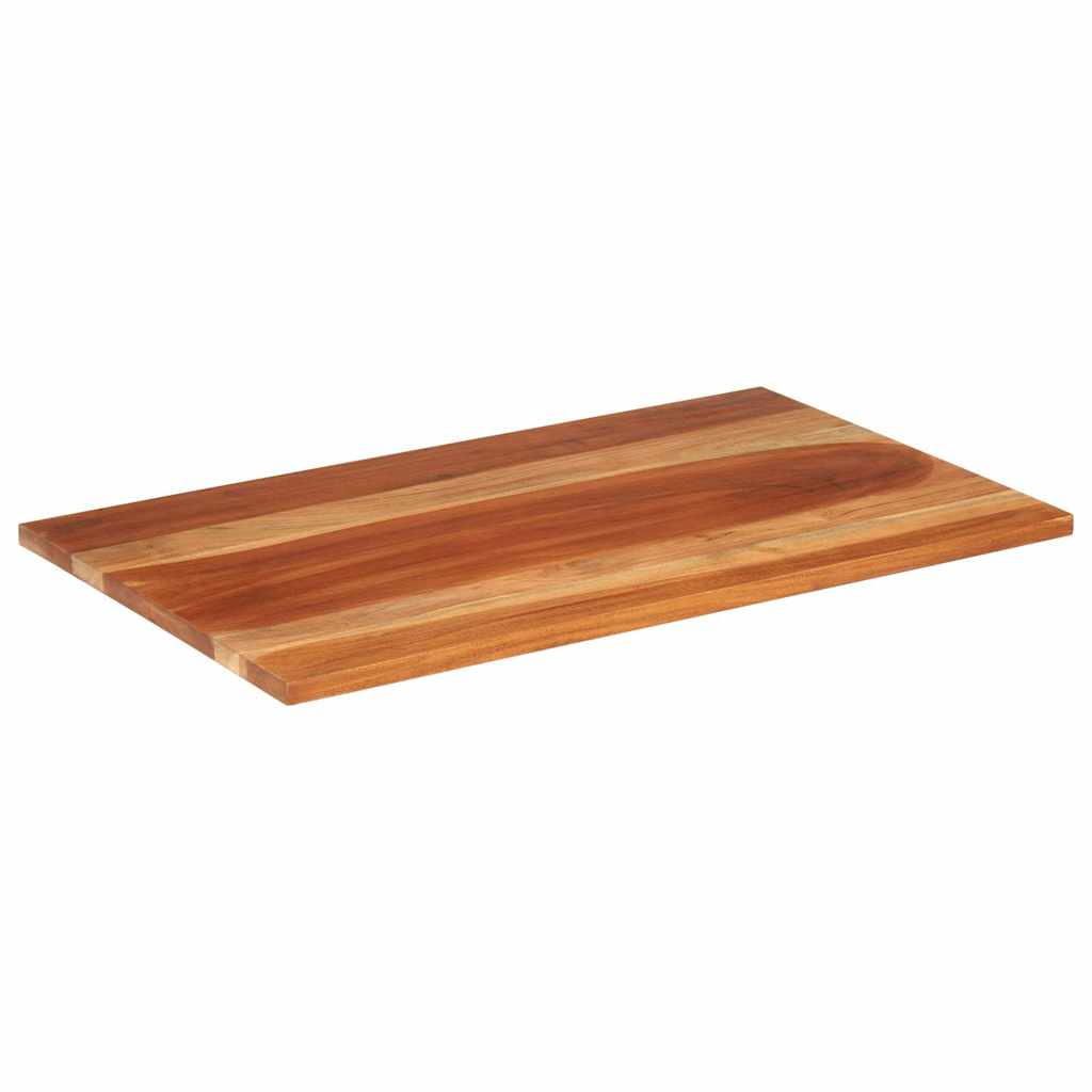 Tampo de mesa madeira de acácia maciça 25-27 mm 60x100 cm
