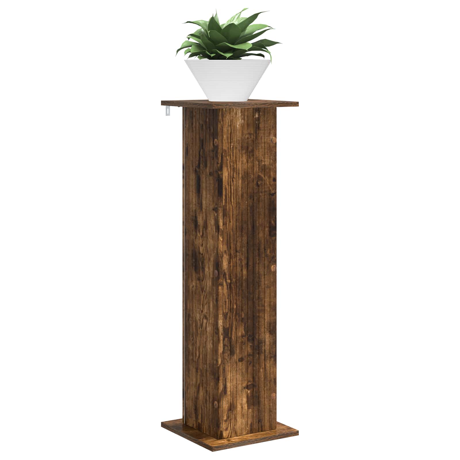 Suporte para plantas carvalho fumado 30,5 x 30 x 100,5 cm