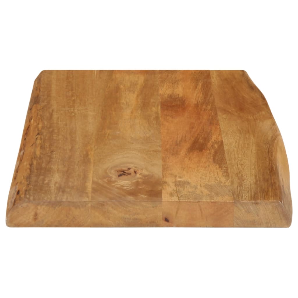 Tampo de mesa c/ borda viva 50x40x2,5 cm mangueira maciça