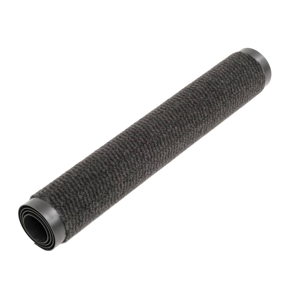 Tapete controlo de pó retangular tufado 60x90 cm preto