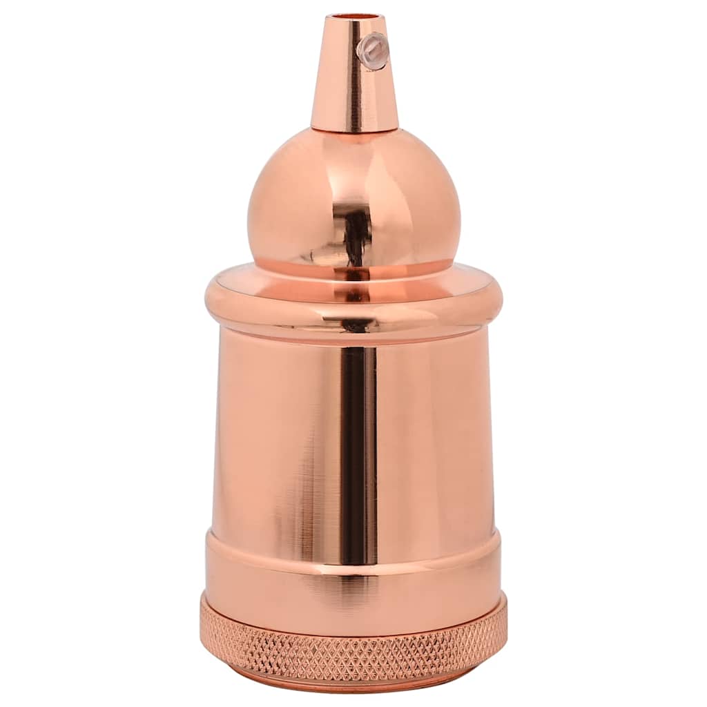 Casquilhos de lâmpadas 2 pcs rosa dourado e27