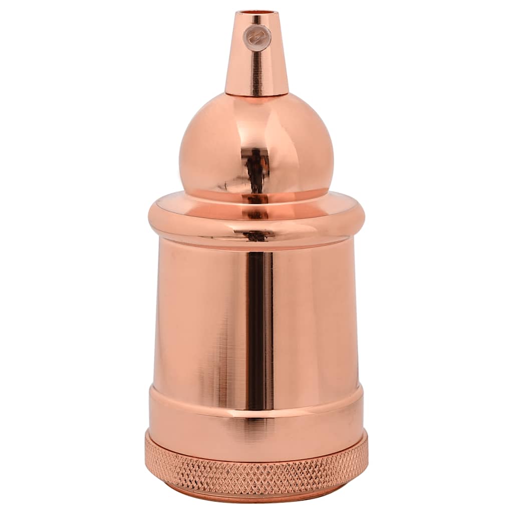 Casquilhos de lâmpadas 2 pcs rosa dourado e27