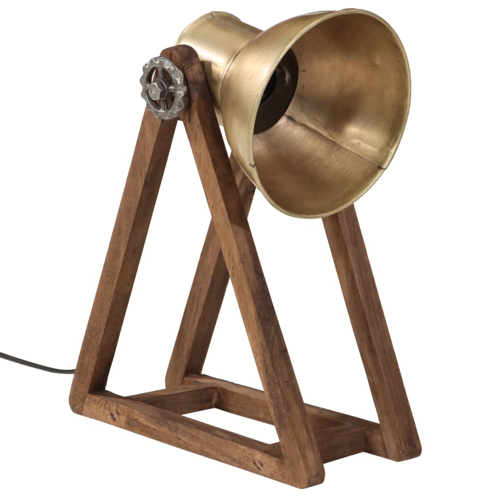 Candeeiro de secretária 25 w 30x17x40 cm e27 bronze antigo