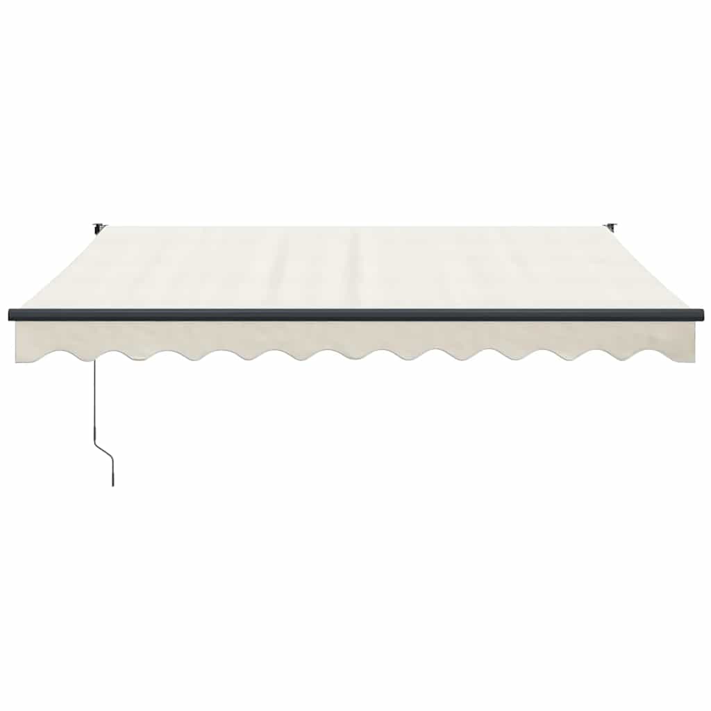 Toldo retrátil automático 3x2,5 m cor creme