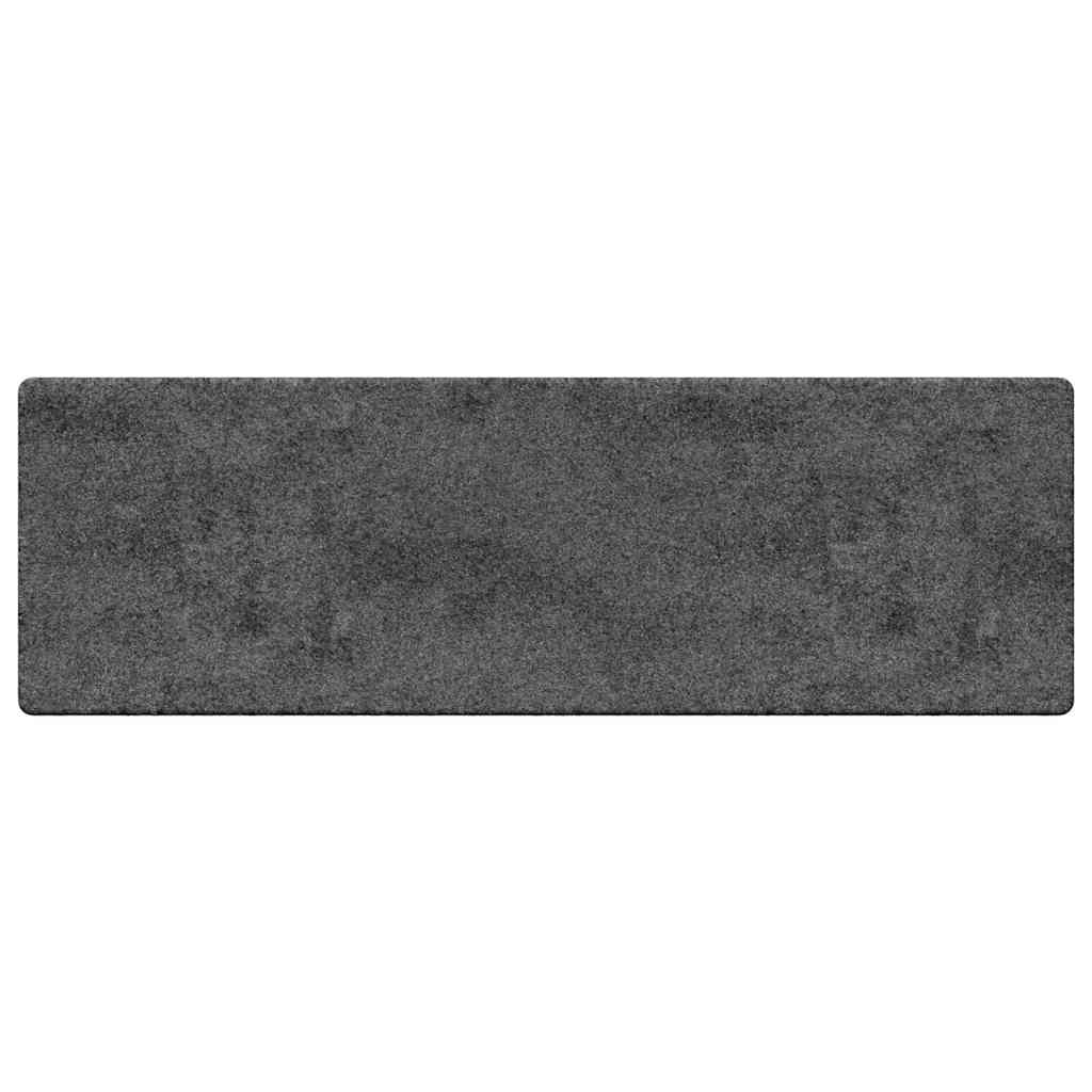 Runner de carpete cinzeto 80 x 250 cm 100% polipropileno tuft