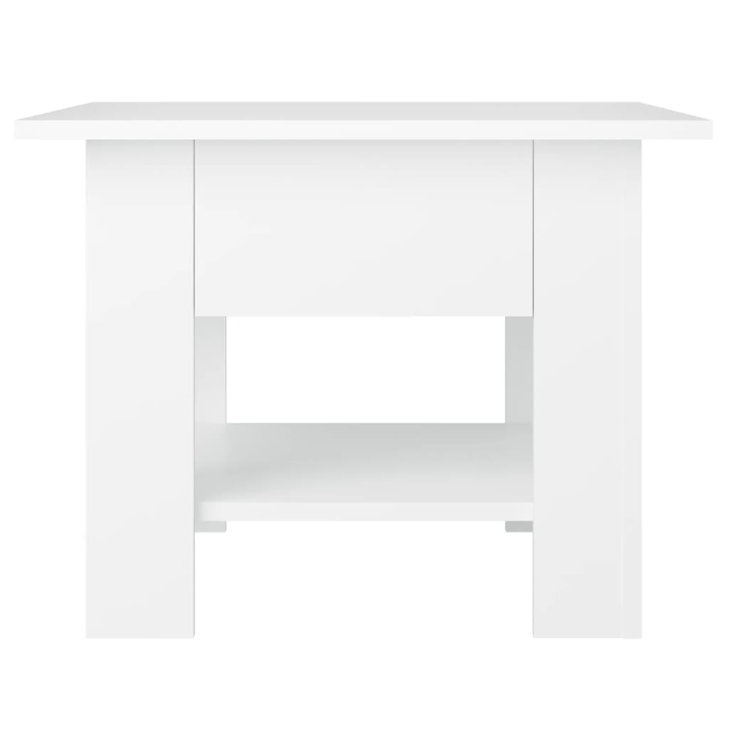 Mesa de centro 55x55x42 cm derivados de madeira branco