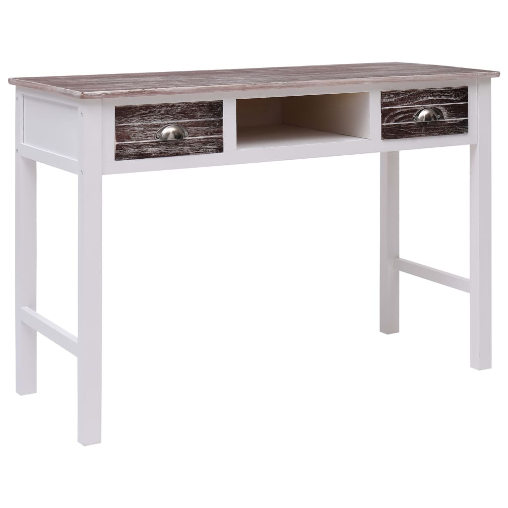 Secretária 110x45x76 cm madeira castanho