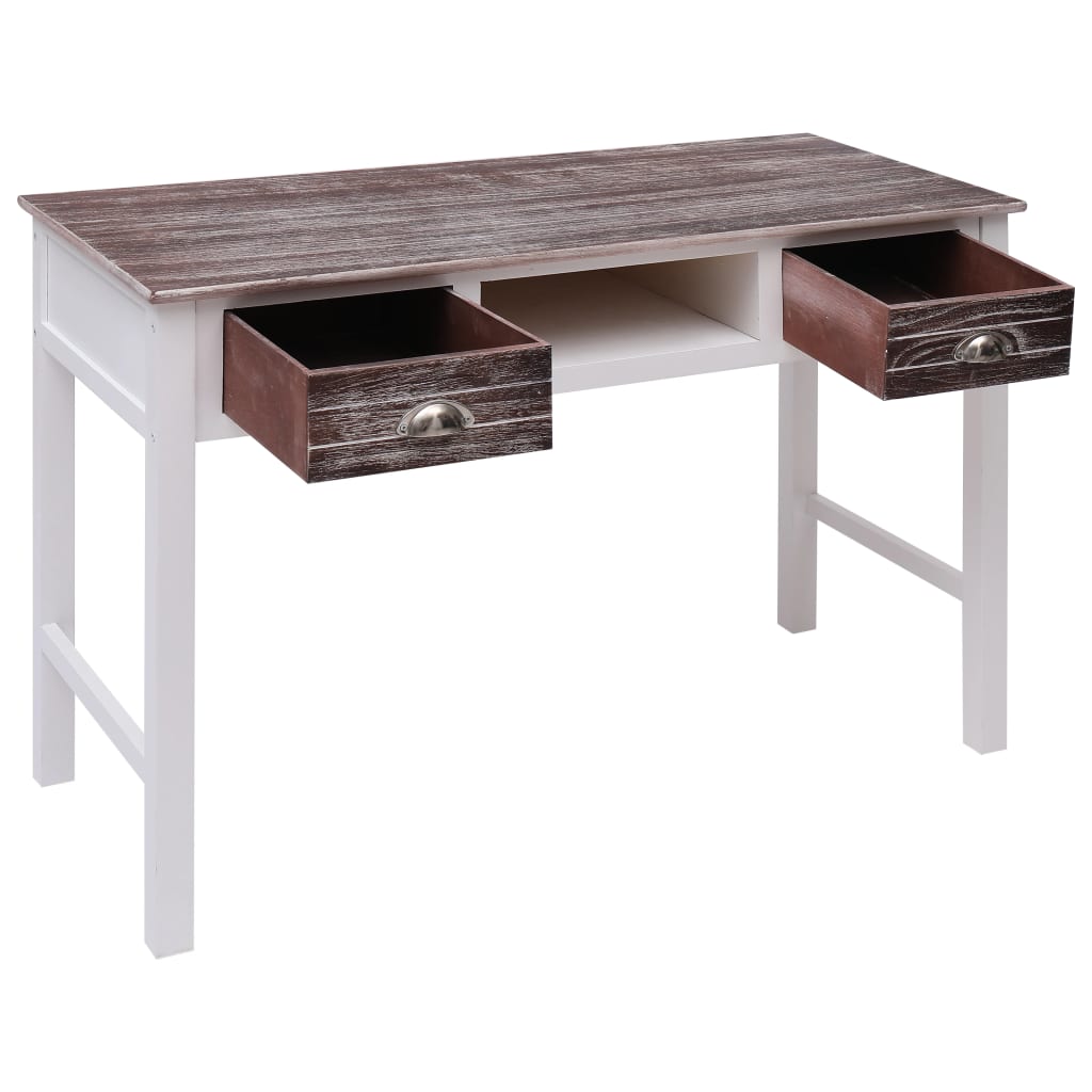 Secretária 110x45x76 cm madeira castanho