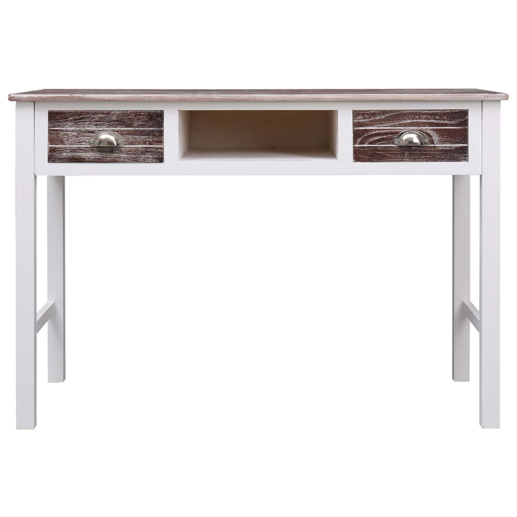 Secretária 110x45x76 cm madeira castanho