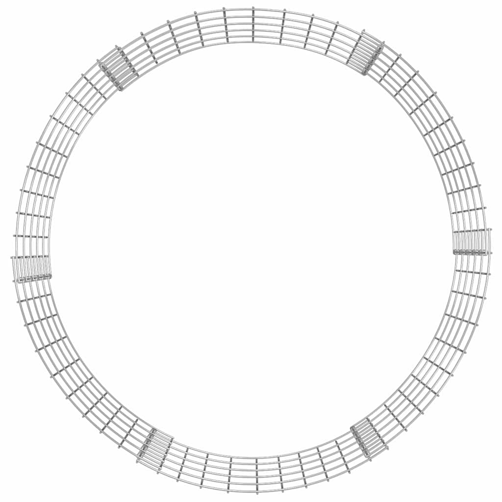 Compostor de jardim ø100x50 cm aço galvanizado