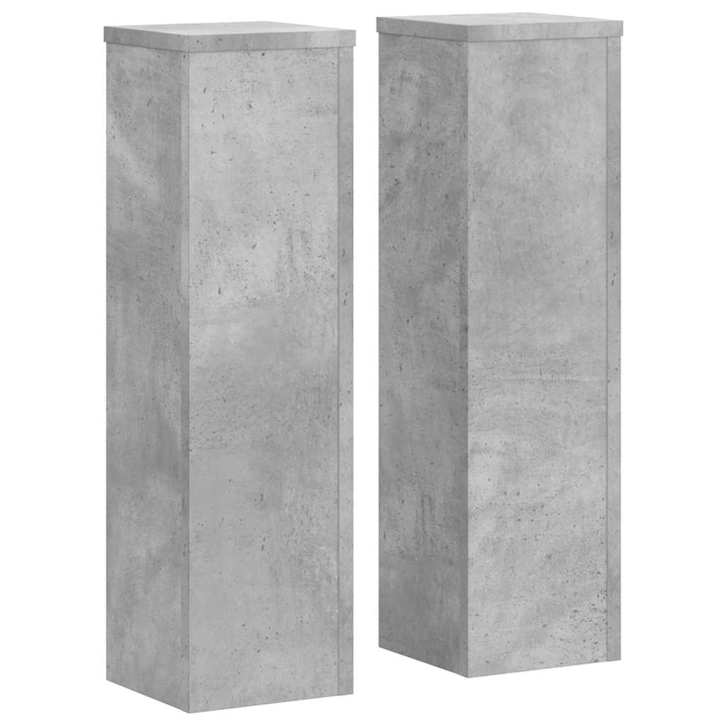 Suportes p/ plantas 2 pcs 17x17x60 cm derivados de madeira