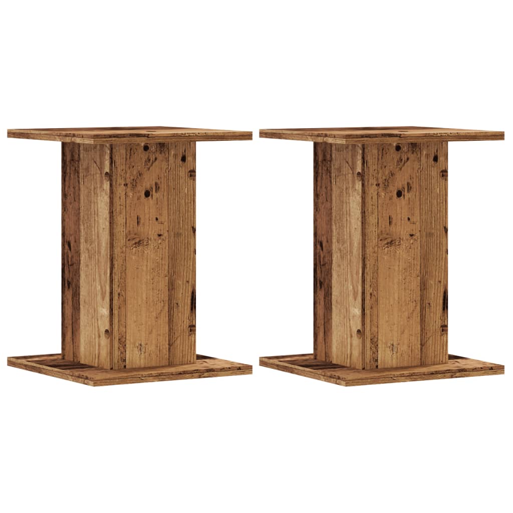 Suportes p/ plantas 2 pcs 30x30x40 cm derivados de madeira