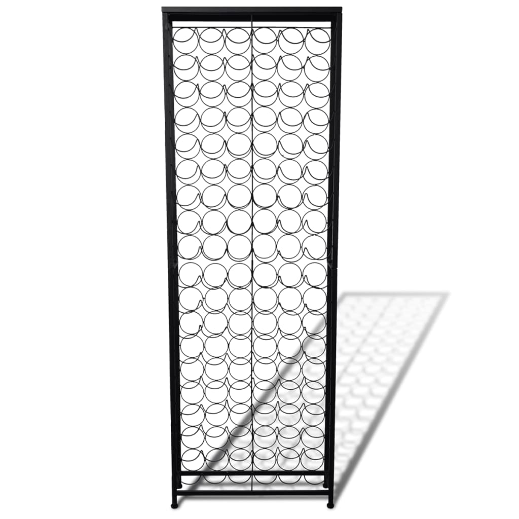 Suporte vertical para garrafas de vinho, metal por 108 garrafas
