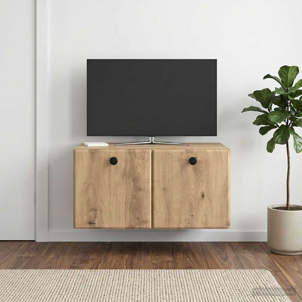 Gabinete de TV de parede 59,5 x 41 x 30 cm carvalho arttisan