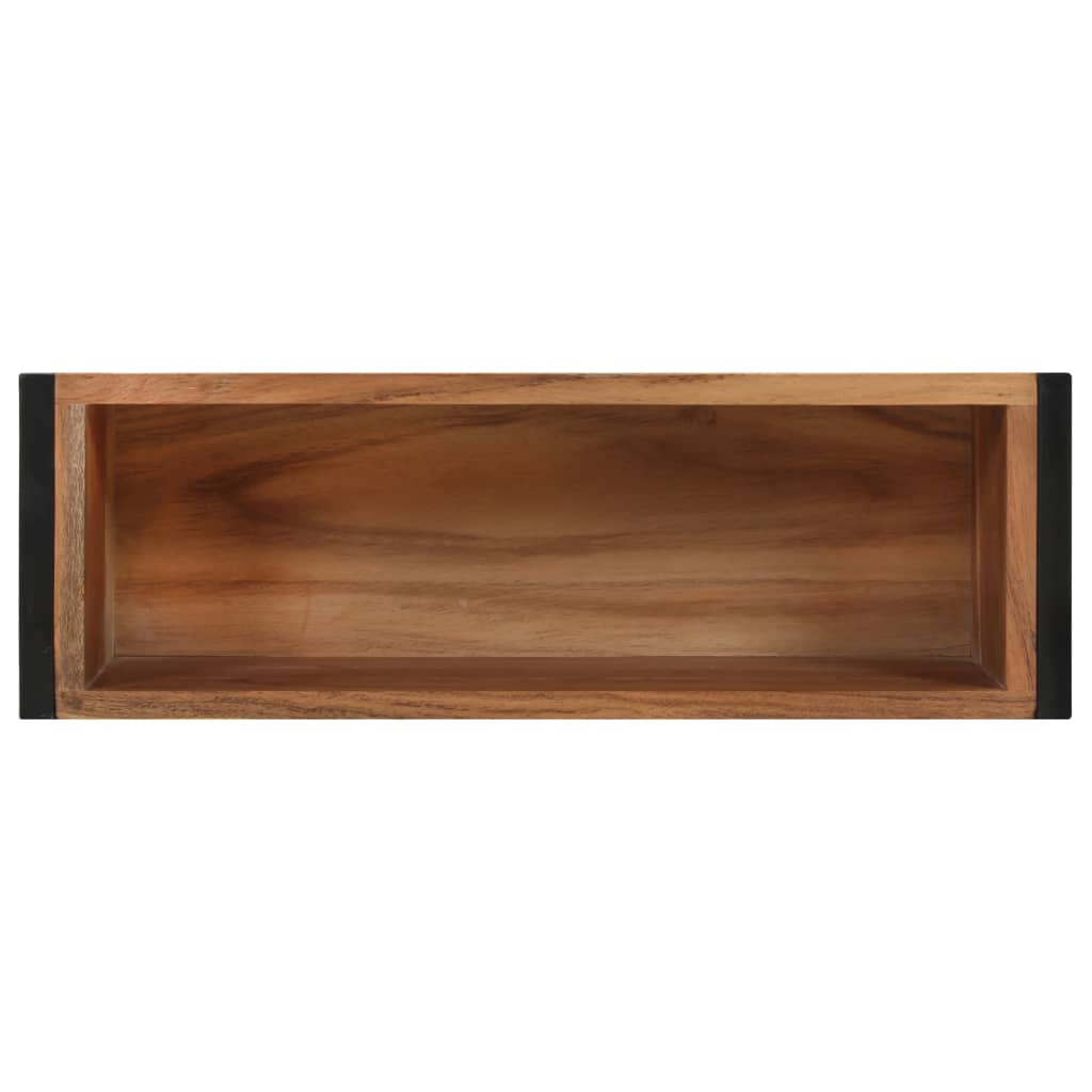 Vaso/floreira 60x20x68 cm madeira de acácia maciça