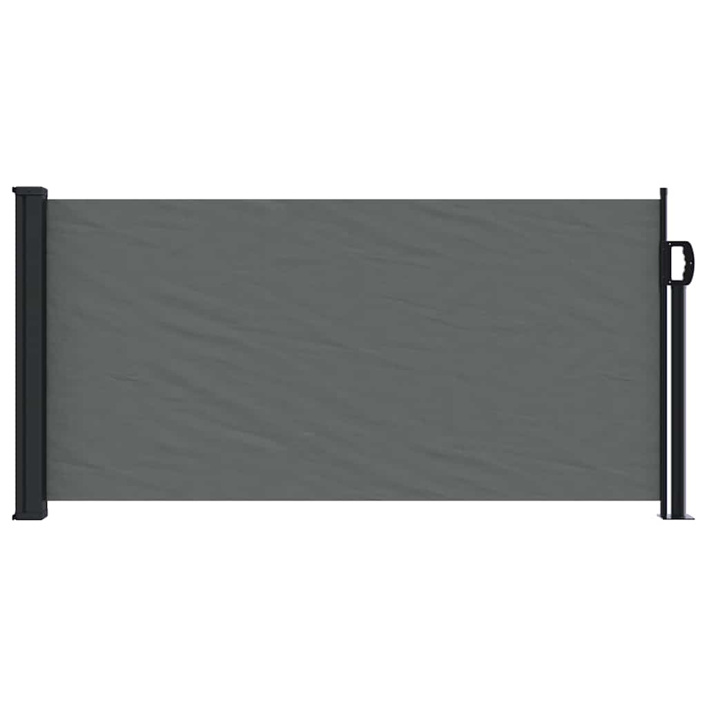 Toldo lateral retrátil antracite 100x300 cm