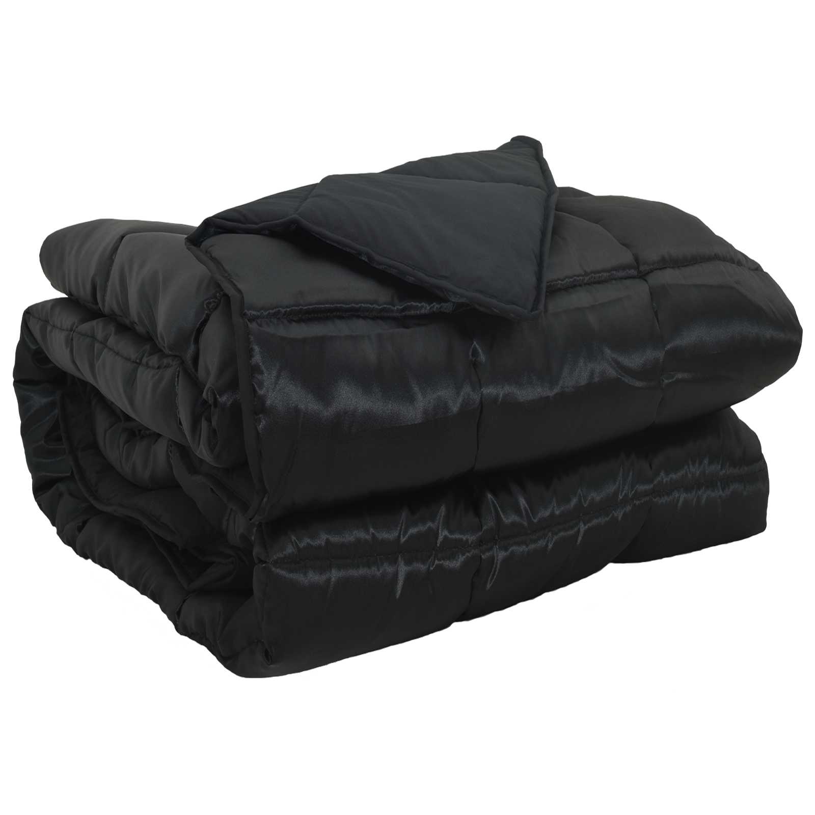 Duvet de ano inteiro 135 x 200 cm 300 gsm preto