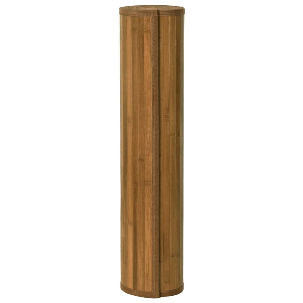 Tapete retangular 70x200 cm bambu castanho