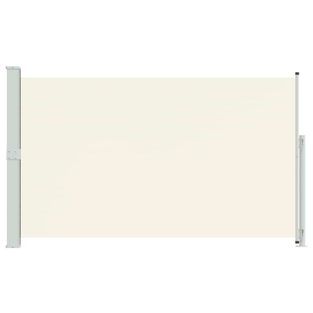 Toldo lateral retrátil para pátio 180x300 cm creme