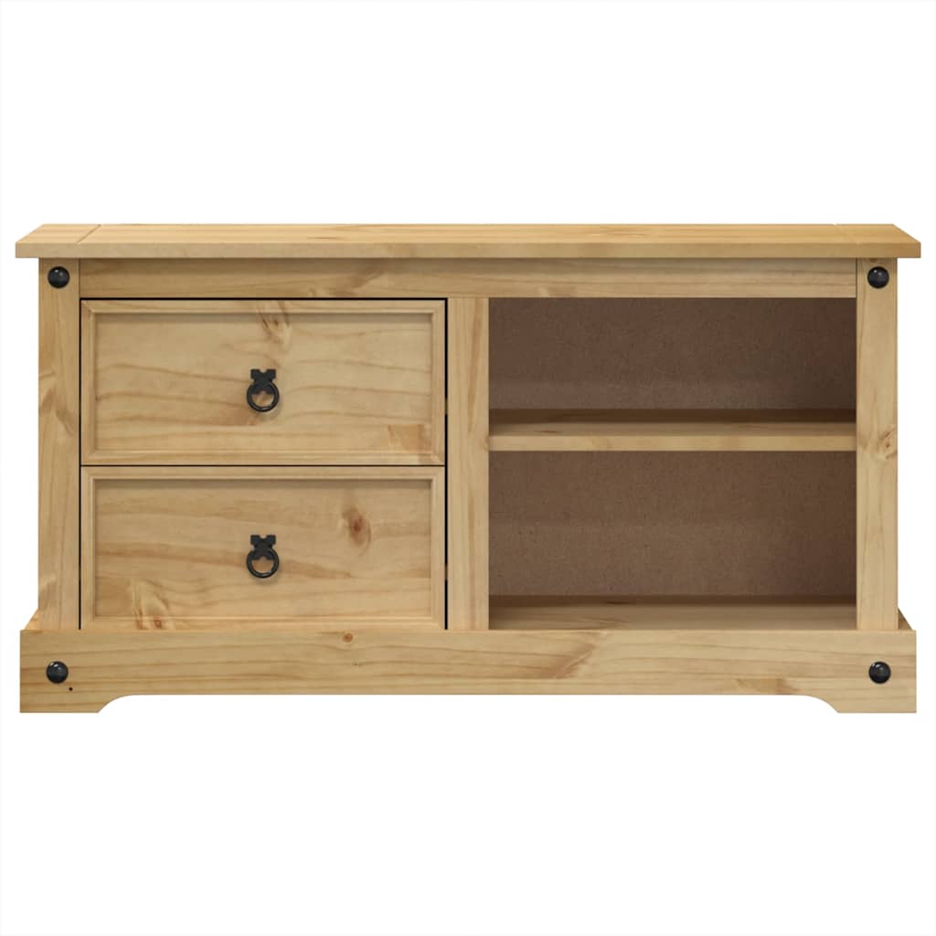 Móvel de TV corona 100x40x52 cm madeira de pinho maciça