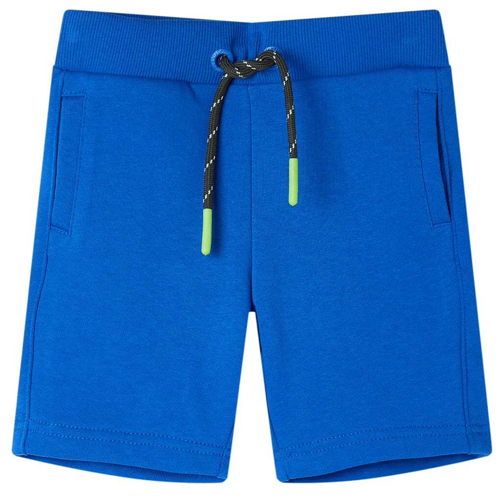 Calções de criança com cordão azul 104
